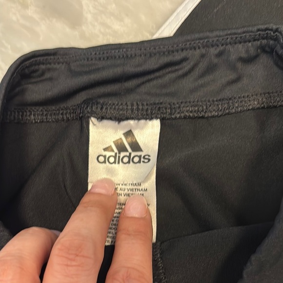 Adidas Kids Black Leggings - Picture 2 of 3